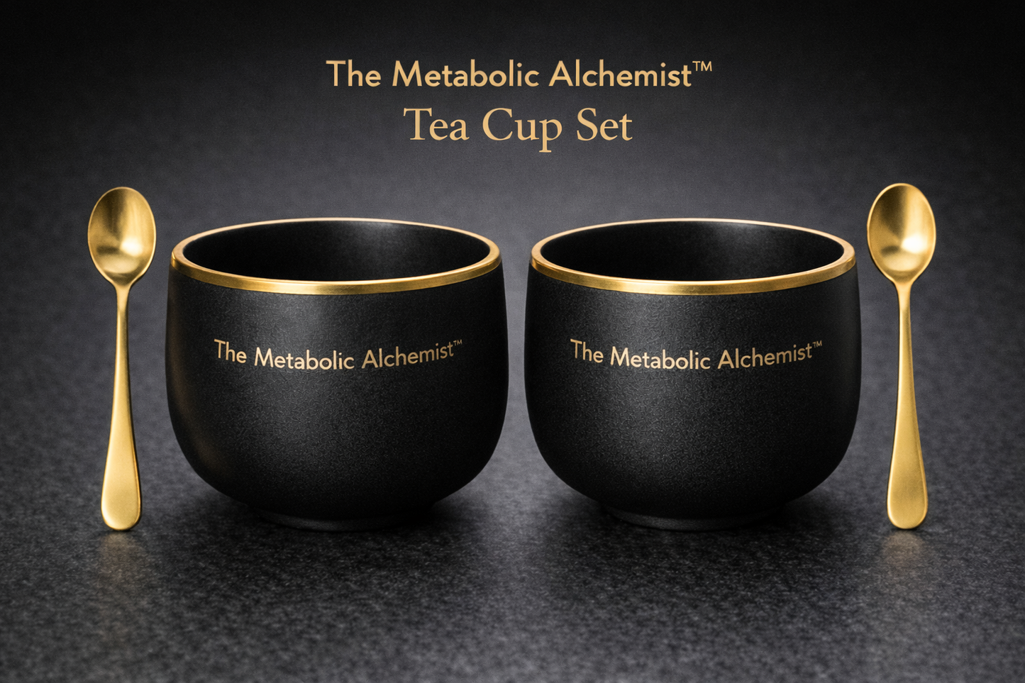 The Metabolic Alchemist™ Tea Cup Set — 8 oz Ritual Vessels