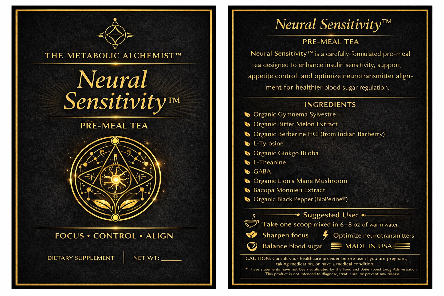 Neural Sensitivity™ – Morning Metabolic Tea