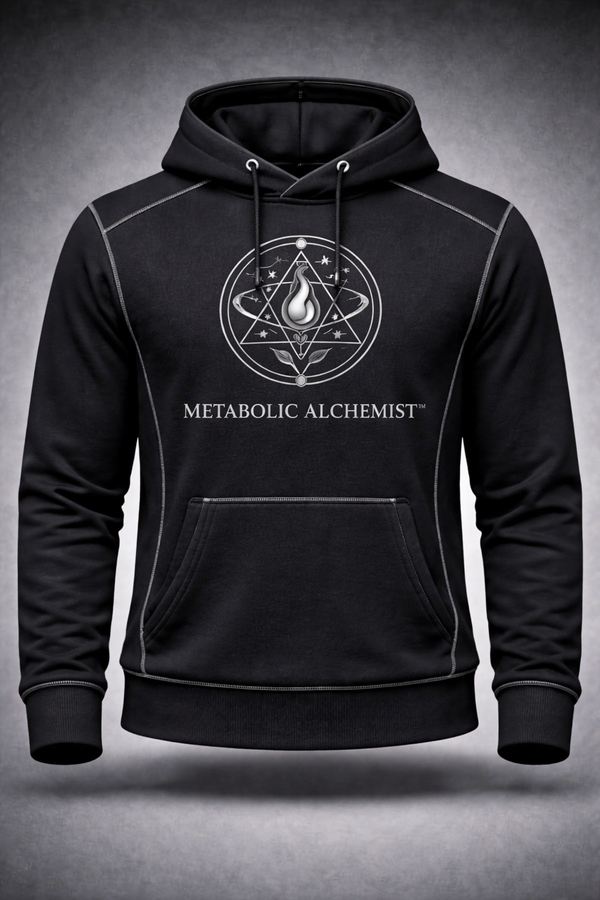 Metabolic Alchemist™ — Precision Series Performance Hoodie (Silver Line)