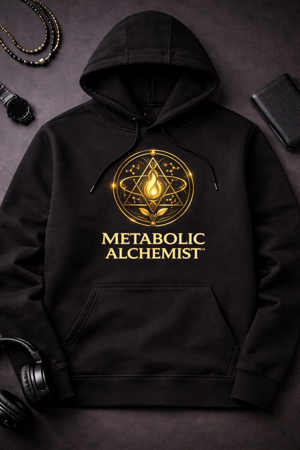 Metabolic Alchemist™ Large Logo Performance Hoodie