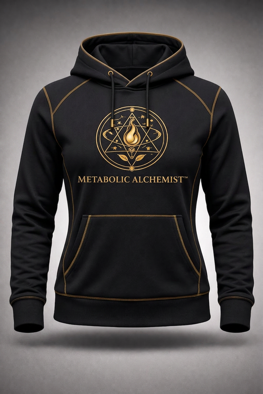 Metabolic Alchemist™ Women's Performance Large Logo Hoodie — Double Cross-Stitched Edition